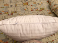 Подушка 50х70 для сна Эвкалипт Реноме в хлопковой ткани сатин мягкая #78, Светлана