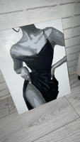 Картина по номерам холст на подрамнике 40х50 см. Обнаженная девушка. 18+. Эстетика #32, Алина Н.