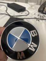 Эмблема BMW 82 мм на капот-багажник синяя #11, Зарема М.