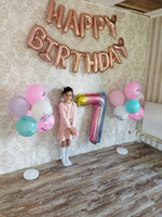 Воздушные шары для девочки, дочки "С днем рождения! Super девочка!" 30 см набор 10 штук 5 дизайнов #15, Ольга Ф.