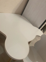 Детский стол и стул из дерева MEGA TOYS Мишка комплект деревянный белый столик со стульчиком / набор мебели для детской комнаты рисования и кормления малышей / подарок на 1 годик девочке и мальчику #85, Александра А.