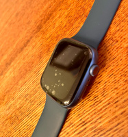Защитная гидрогелевая пленка для смарт часов Apple Watch Series 7, 8, 9 45mm (3 штуки) / Противоударная глянцевая гидропленка для Эпл Вотч 7, 8, 9 45мм / Самовосстанавливающаяся гелевая бронепленка #91, Денис К.