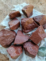 Камни для бани сауны малиновый кварцит обвалованный 20кг коробка из Карелии, Stones Kareliya #113, Нина М.
