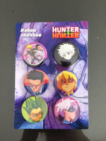 Набор значков ANIMESKI HUNTER x HUNTER #003, 6 штук #19, Евтерева В.