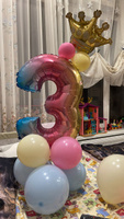 Набор надувных шаров с цифрами и короной "Розовая принцесса" #4, Кристина В.