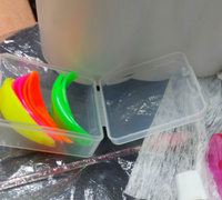 Валики силиконовые для ламинирования ресниц (цветные) набор из 4 пар, в боксе #5, надежда