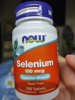 Селен NOW Selenium 100 mcg - 100 Tablets #24, Ирина С.