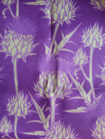 Отрезная ткань для мебели Ambesonne "Цветы чертополоха" метражом для рукоделия и шитья, оксфорд, 155 см #27, Елена К.