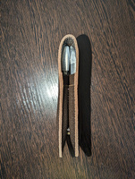 Чехол для маникюрного инструмента кожаный классический на 8 предметов коричневый #4, Антон Ц.
