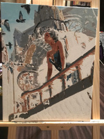 Картина по номерам на холсте 40х50 на подрамнике "Ледяная принцесса". Раскраска по номерам. Живопись. Рисование #29, Виолетта Л.