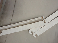 Подставка качалка деревянная для детской вязаной люльки #6, Лилия М.
