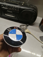 Эмблема BMW 82 мм на капот-багажник синяя #7, Александр В.