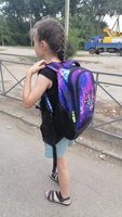 Рюкзак школьный для девочки подростка 17,2 л А4 с анатомической спинкой SkyName (СкайНейм), с пеналом и слотом USB #99, Александр К.