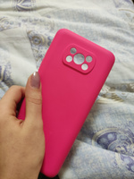 Ярко-розовый (фуксия) Soft Touch чехол класса Премиум - ХIАОМI ПОКО X3 / X3 PRO / X3 NFC #38, Ксения Д.