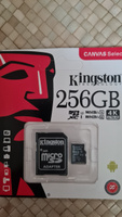 Карта памяти Kingston Canvas Select Plus 256 ГБ microSD SDHC 10 class класс для телефона / видеорегистратора / камеры #4, Вадим Ш.