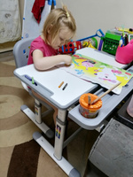 Детский комплект для дома: растущий стол и стул Holto-SET-17A. Детская парта и регулируемый стул #23, Карочинцева В.