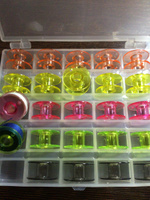 Набор шпулек для швейных машин Техмакс (шпульки разноцветные), 25 шт #8, Александра Ким