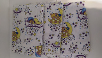 MashelHome Пеленка текстильная 90 х 120 см, Фланель, Текстиль, 3 шт Подарки любимым #3, Регина