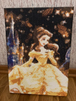Алмазная мозаика картина для девочек "Белль -Принцесса Диснея" 30см х 40см подарок #61, Наталья Ш.