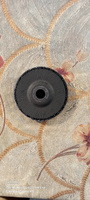 круг шлифовальный коралловый 125мм черный 1шт., диск фибровый шлифовальный для болгарки УШМ , удаления краски , ржавчины #20, Айваз М.