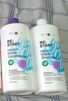 MIXIT Шампунь для волос и бальзам кондиционер: набор восстанавливающий увлажняющий с кератином Restart #223, Екатерина Х.
