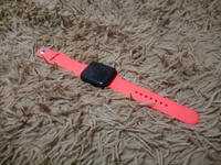 Ремешок для Apple Watch, силиконовый 42/44 мм / Ремешок для смарт часов (красный) #3, Ирина К.