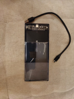 Внешний корпус для жесткого диска 2.5" SATA, USB-С 3.1, темный прозрачный #18, Victor T.