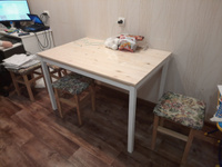 Стол кухонный обеденный Инго 115х75 см деревянный, без отделки / стол письменный #2, Александр Н.