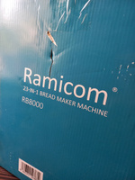 RAMICOM Хлебопечка Хлебопечка Ramicom RB8000 / 23 автоматических программы / Мультипекарь / выпечка 500/750/1000 грамм / таймер, автоподогрев, пауза 700 Вт, вес выпечки 1000 г, программ 23 #4, Елена О.