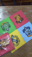Бумажные салфетки для праздника и сервировки стола ND Play / Harry Potter (Гарри Поттер). Гербы (33х33 см, 1 упаковка, 20 шт), 286838 #71, Ксения С.