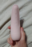 Клиторальный стимулятор с вибрацией и приложением Satisfyer Curvy 2+, розовый #8, Владислав Е.