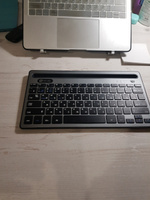 Клавиатура для компьютера Оклик 845M тонкая, беспроводная, мембранная, серо-черная #88, Ирина Л.