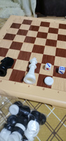Настольные классические игры "Шашки-Шахматы-Нарды" большие 3 в 1 в упаковке блистер (бежевые, подарок на день рождения, для мальчика, для девочки) Десятое королевство #41, Екатерина Г.