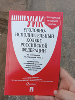 Уголовно-исполнительный кодекс РФ (УИК РФ) по сост. на 25.09.24 с таблицей изменений и с путеводителем по судебной практике. #3, Елена К.