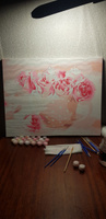 Картина по номерам на холсте 40х50 40 x 50 на подрамнике "Розы в чашке" DVEKARTINKI #136, Виктория З.