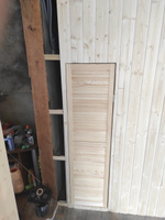 Дверь жалюзийная деревянная Timber&Style 1505х394 мм, в комплекте 1 шт, сорт Экстра #31, Александр Ф.