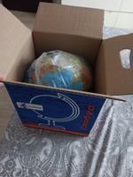 Глобус Земли Globen физический-политический, с LED-подсветкой, диаметр 25см. #55, Анастасия И.