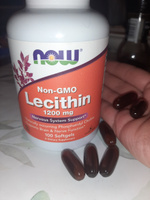 Лецитин 1200 мг, фосфотидилхолин NOW Foods Lecithin, 100 капсул #5, Мария М.