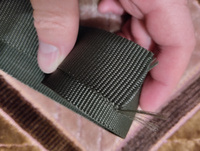 Стропа текстильная ременная лента, ширина 30 мм, (плетение 300Д), хаки, 3м #4, Сергей М.