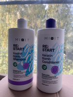 MIXIT Шампунь для волос и бальзам кондиционер: набор восстанавливающий увлажняющий с кератином Restart #244, Inessa T.