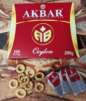 Akbar Ceylon черный чай в пакетиках, 100 шт #4, Элина М.