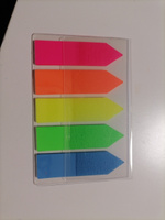 Набор самоклеющихся закладок, 10 х 40 мм, разноцветный, 100 шт. #7, Евгения Б.