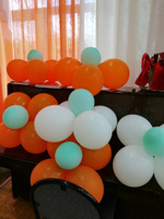 Набор Воздушных Шариков "Оранжевые" 50 штук, размер 30 см, латексные #68, Екатерина А.