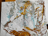 Картина по номерам Hobruk "Утро в сосновом лесу И. И. Шишкин и К. А. Савицкий", на холсте на подрамнике 50х40, раскраска по номерам, художники / живопись #6, Чанчикова Т.