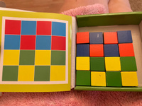 Кубики деревянные "Сложи картинку",  развивающая игра для малышей, в наборе 16 кубиков + 18 схем  #1, Артем К.