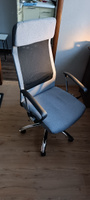 Офисное кресло для персонала DOBRIN PIERCE, LMR-119B, серый #2, Николай А.