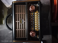 Радиоприёмник с симпатичным ретро-дизайном Meier M-2029BT Black, с поддержкой Bluetooth, пультом ДУ и блоком питания DC 5V 1А в комплекте #4, Елена Л.
