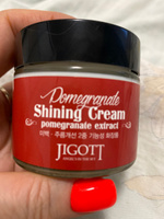 JIGOTT Крем для лица Корея с экстрактом граната увлажняющий антивозрастной Pomegranate Shining Cream, 70 мл #14, Наталья И.