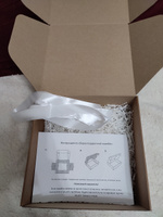 Крафтовая подарочная коробка, праздничная картонная упаковка с наполнителем и атласными лентами, самосборная #61, Анастасия Л.