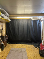 Брезентовая штора ВО для ворот гаража утеплённая 350х250 #63, Юлия М.